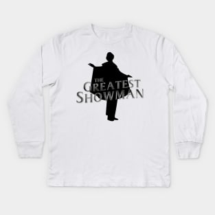 The Greatest Showman Ringmaster Silhouette Kids Long Sleeve T-Shirt